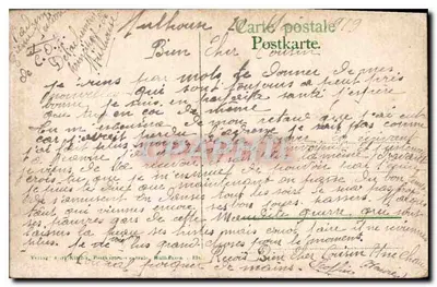 Mulhouse — Vue générale — éditeur : Verlag von Kiefer, Postkarten-Verlag, Mulhouse — Verso