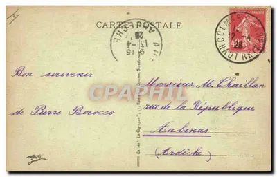 Colmar — Katedra Świętego Martyna — wydawca nieznany, nr serii 8 — Rewers