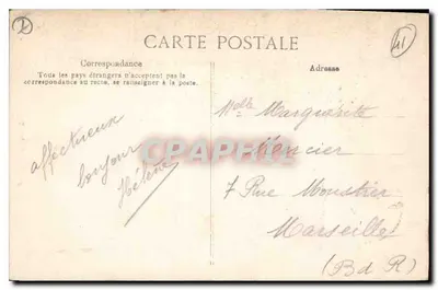 Montrieux — A Chartreuse — Editor E.D. n°614 — Verso