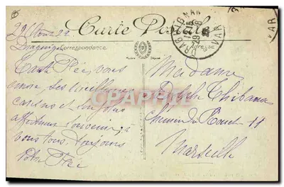 Draguignan — Kamyk Czarodziejki — Dolmen druidyczny — LL. — Selecta — Rewers