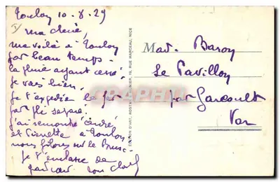 Toulon-Tamaris-sur-Mer — Vue générale de la côte — Éditeur RM — Verso