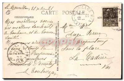 Toulon - Bord de Mer - Batterie de Port-Méjean — Editor: Imp. de la Côte d'Azur, n°15 — Verso