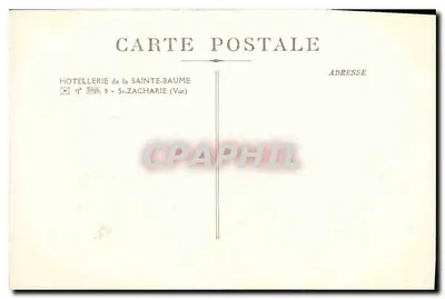 Bazylika SAINT-MAXIMIN - Wnętrze krypty — Hotellerie de la Sainte-Beaume, n°12 — Rewers