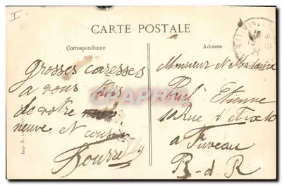 Saint-Maximin — A Cápsula de Santa Madeleine — Editor E. L. Ley — Verso