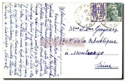 Agay — A Ilha de Ouro — Corniche d'Or — Edições Munier, n°403 — Verso