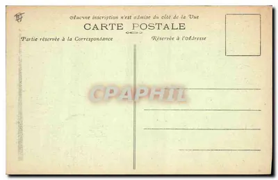Carqueiranne (Var) — Znane pochylone sosny przy brzegu Grande Bleue — nr 7 — Rewers