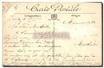 Cap Brun — Rochas de Sainte-Marguerite — LL. — Verso