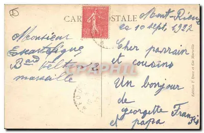Chartreuse de Montrieux — Most nad Gapeau — Wydawnictwo F. Duce & Cie — Rewers