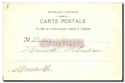 Saint Maximin - El interior del claustro — Pbot Lacon, Marsella, n°492 — Reverso