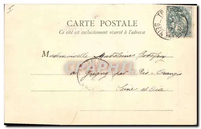 Abadia de Port-Royal — O Lago — A. Bourdier, imp.-edit., Versailles — Verso