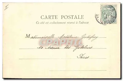Widok drogi obok Abbatii Port-Royal (S.-et-O.) — A. Bourdier, wydawca, Versailles — Rewers