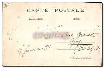 Abbaye de Port-Royal (S.-&-O) — Ogólny widok starej abbatii z XVI wieku — E. M. — Rewers