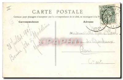 Port-Royal-des-Champs (S.-et-O.) — Ruiny kaplicy — B.F., Paryż — Rewers
