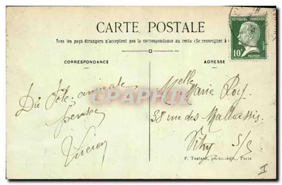 Abbaye de Port-Royal (S.-et-O.) — Wieża kwadratowa — E. M. nr 2335 — Rewers