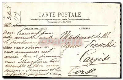 Rambouillet — O Parque — A Mesa de Mármore de Marie-Antoinette — LL. n°53 — Verso