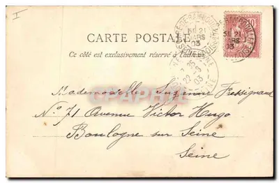 Rambouillet (S.&O.) — Entrada do Castelo — A. Bourdrie, Imp. Edit. Versailles — Verso