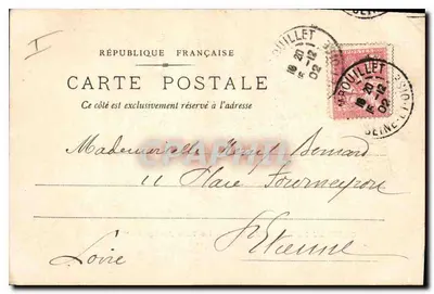 Castello di Rambouillet — Torre di Francesco I — editore 'La Tour François 1er' — Verso
