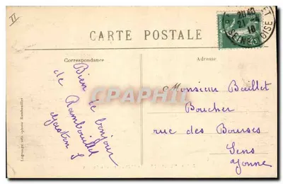 Rambouillet — Zamek widziany z kanałów — Langrange — Rewers