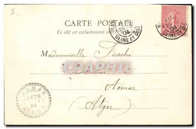 Interno della Latteria — Rambouillet — A. Bourdier, editore e stampatore Versailles — Verso