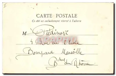 Parco di Rambouillet — I Conchiglie — B. F. PARIS — Verso