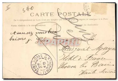 Neauphle-le-Château — A Igreja — C. Mingue, graineterie — Verso