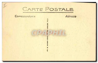 Poissy - Klasztor — widok dziedzińca i wież — LL, nr 46 — Rewers