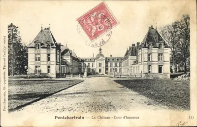 Pontchartrain — O Castelo - Pátio de Honra — Ternard Paul (2ª série)