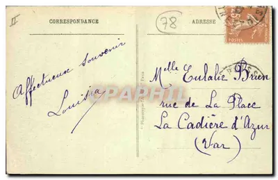 Poissy - Margens da Seine - As duas Riberas - Pontas da Ilha Migneaux e da Ilha Robinson — Verso