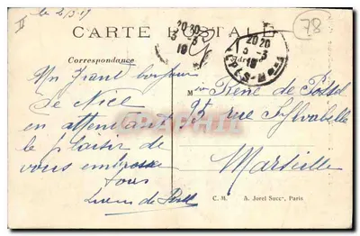 Poissy — Kerk van Onze Lieve Vrouw — C. M. n°37 — Achterkant