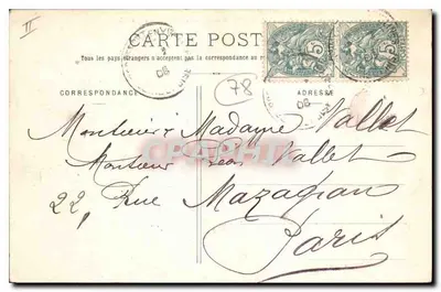 ROCHEFORT-en-VELINES (S.-et-O.) — O Castelo, vista geral — Lib. A. Boutroue, Dourdan (S.-et-O.) — Verso