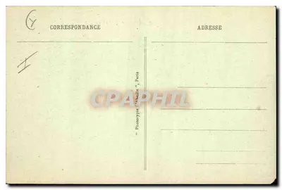 Poissy - Widok klasztoru — wydawca Phototypie L'Abelle, Paryż, nr 35 — Rewers