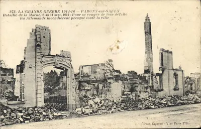 Pargny-sur-Saône — Ruínas após a batalha da Marne — Phot-Express, n° 273