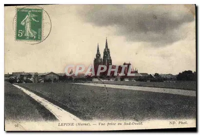 Lepine (Marne) — Vue prise au Sud-Ouest — ND. Phot.