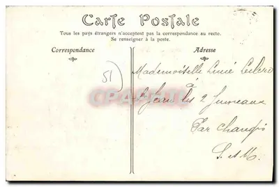 LÉPINE (Marne) — Kościół Najświętszej Maryi Panny — Wydawca nieznany, nr 82 — Rewers