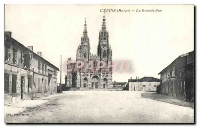 L'Épine (Marne) — La Grande Rue — Edit. Dohne frères