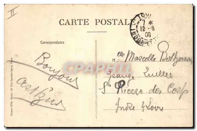 Pontchartrain (S.-et-O.) — A Peça de Água e o Castelo — Editor Liva, n°9 — Verso