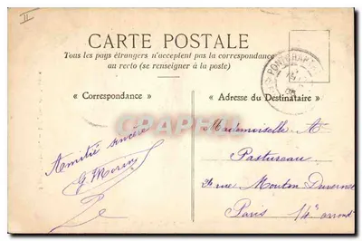 Pontchartrain — L'Église de Jouars — éditeur Paul Ternard — Verso