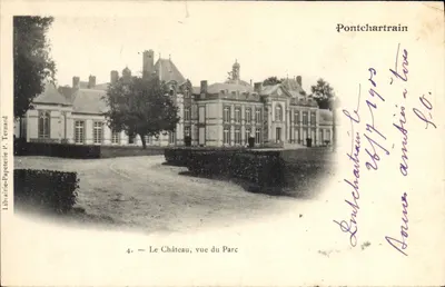 Pontechartrain — O Castelo, vista do Parque — Livraria-Papelaria P. Ternard, n°4
