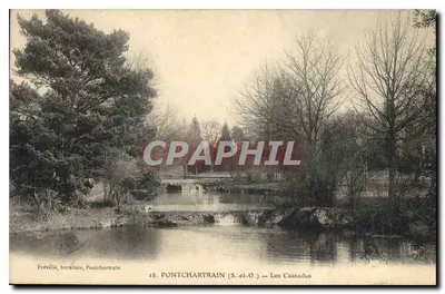 Pontchartrain (S.-et-O.) — As Cataratas — O. LIVY, Fot. 15, St. Sauveur-Lévy, Paris