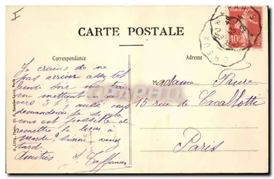 Pontchartrain (S.-et-O.) — As Cataratas — O. LIVY, Fot. 15, St. Sauveur-Lévy, Paris — Verso