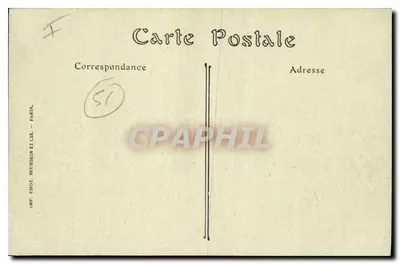 Reims — Ogólny widok zakładów Pommery podczas wojny 1914-1918 — ND. Fot. — Rewers