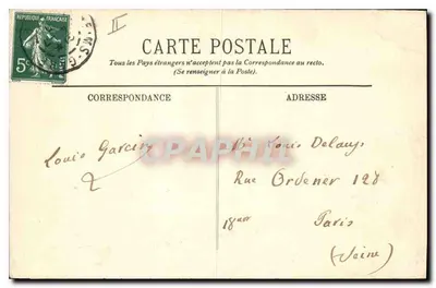 Reims — Widok z dworca — LL. — Rewers