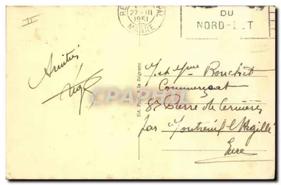 Reims - Place Drouet d'Erlon — Verlag C. P. H. Nr. 100 — Rückseite