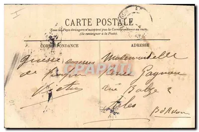 Reims — Widok z dworca — LL. — Rewers