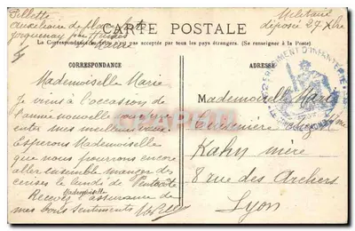 Reims — Kathedraal in brand door Duitse obussen — L'H, Parijs, n°203 — Achterkant