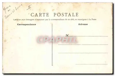 Castelo de Montmort — O Donjon — Editor: Léon J. L. Béon, Poitiers — Verso