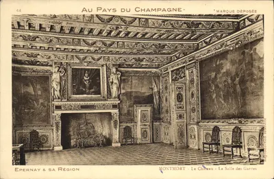 Montmort - O Castelo - A Sala dos Guardas — Epernay e Sua Região