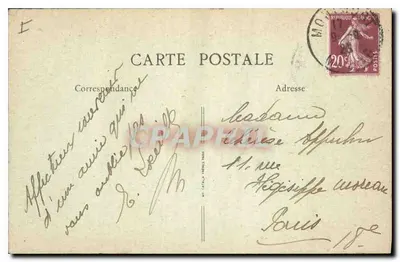 Castelo de Mentmort - O Donjon — série 3 — editor Paris-Bourdon — Verso