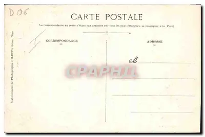 CANNES - Square Mérimée - Palmiers — Kolekcja Artystyczna nr 468, Wydawnictwo Gilletta, Nice — Rewers