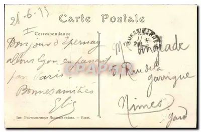 Epernay — Château Perrier — J. Brasco, Wydawca, Epernay — Rewers